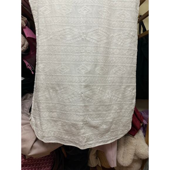 Madewell Embroidered Cannes Coverup Tunic Dress Size White Small - Picture 7 of 11